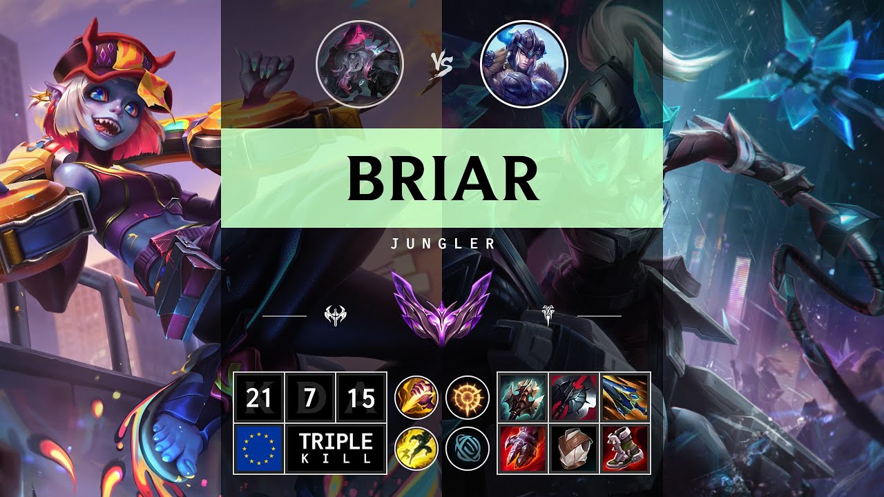 Briar Jungle vs Sejuani - EUW Master Patch 14.12