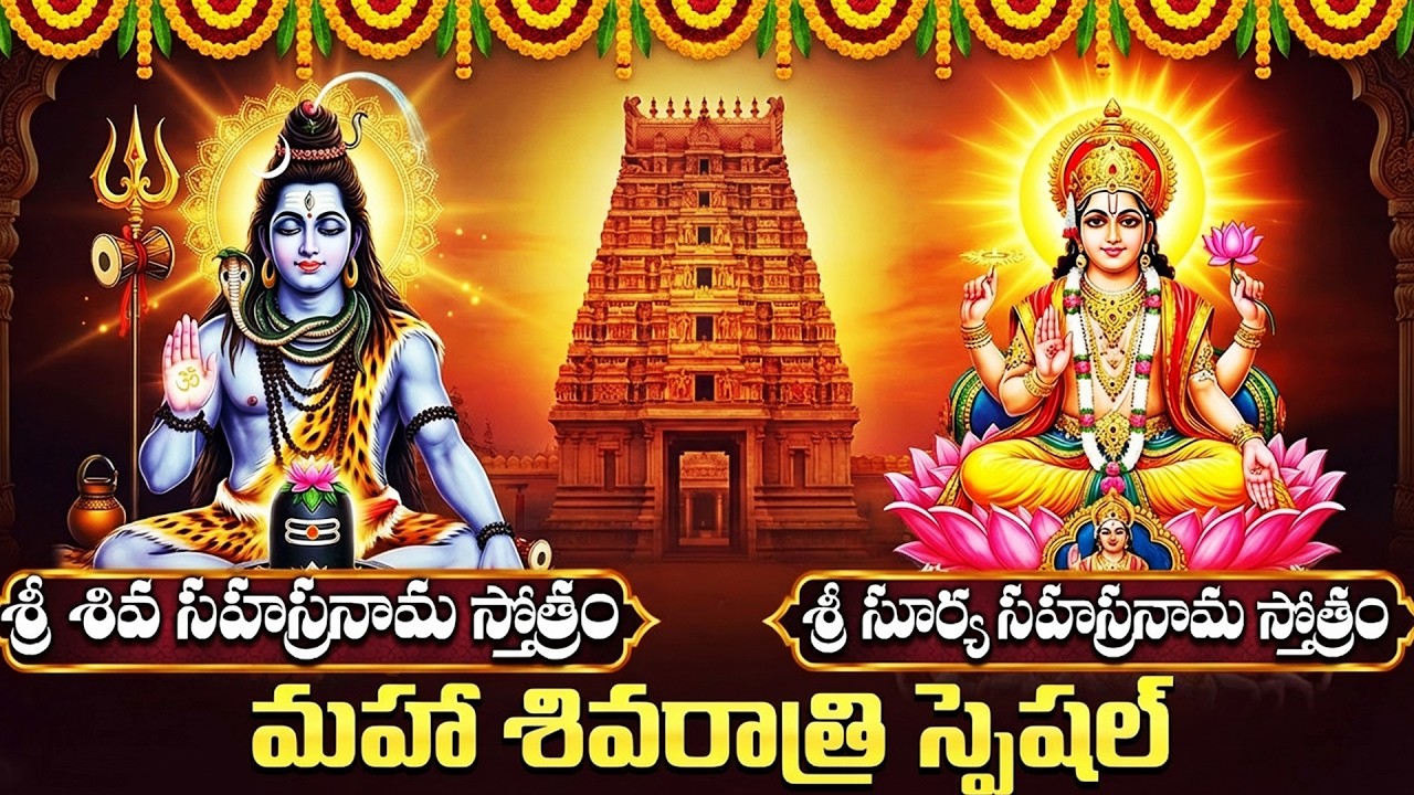 శివరాత్రి స్పెషల్: శివ సహస్రనామం & సూర్య సహస్రనామం | Shivaratri Special Songs | Shiva Surya Stotrams