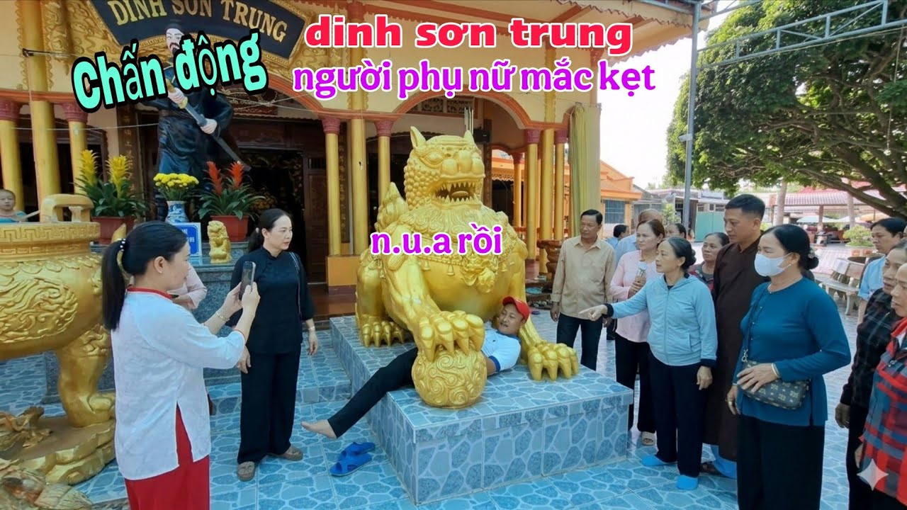 Chấn động  n.ư.a rồi người phụ nữ mắc kẹt dinh sơn trung 