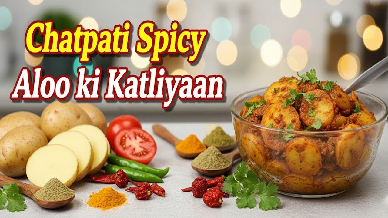 Potato Masala Curry Recipe | Chatpati Spicy Aloo ki Katliyaan 🥔 | Pakistani Style Aloo Curry🍽️
