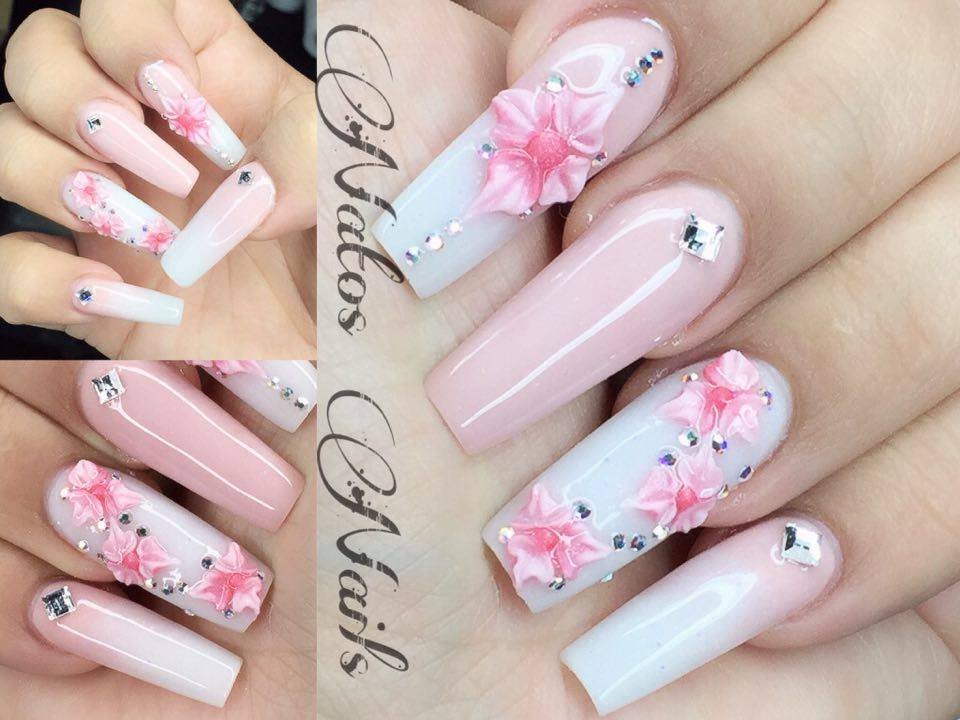 Uñas Acrilicas Baby Boomer | Natos Nails