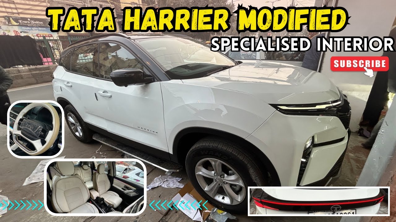 TATA HARRIER MODIFIED WITH PRICE✅ HARRIER LUXURY INTERIOR MODIFIED✅REAR ARM REST 