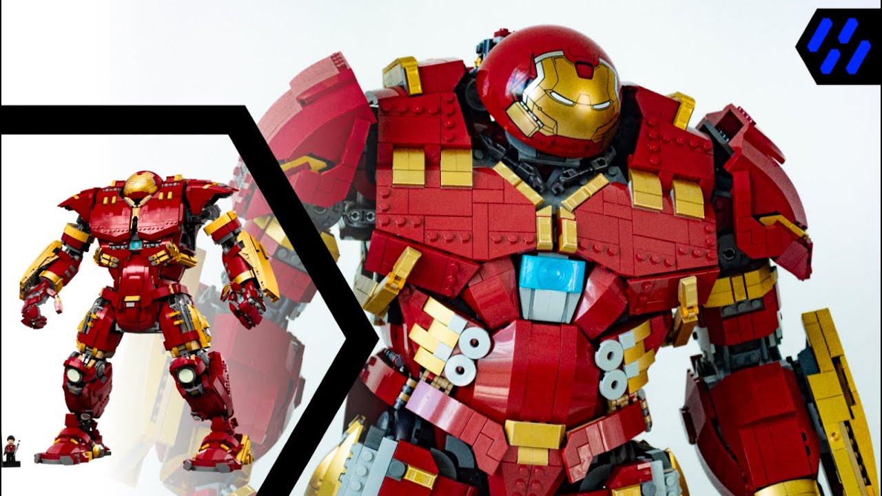 The BIGGEST Lego Mech Alt Build Ever | Mark 44 Hulkbuster MOC | Lego 76210 Alternate Build