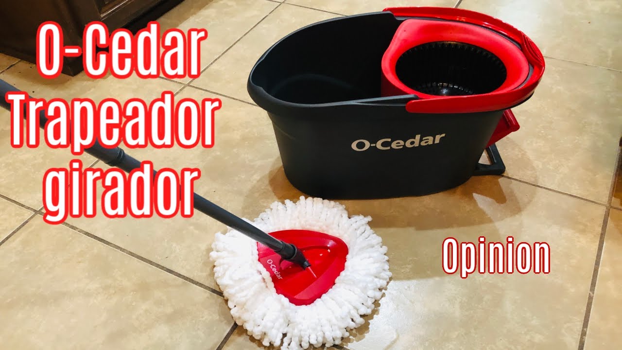 Trapeador girador O Cedar// O Cedar easywring microfiber spin mop review
