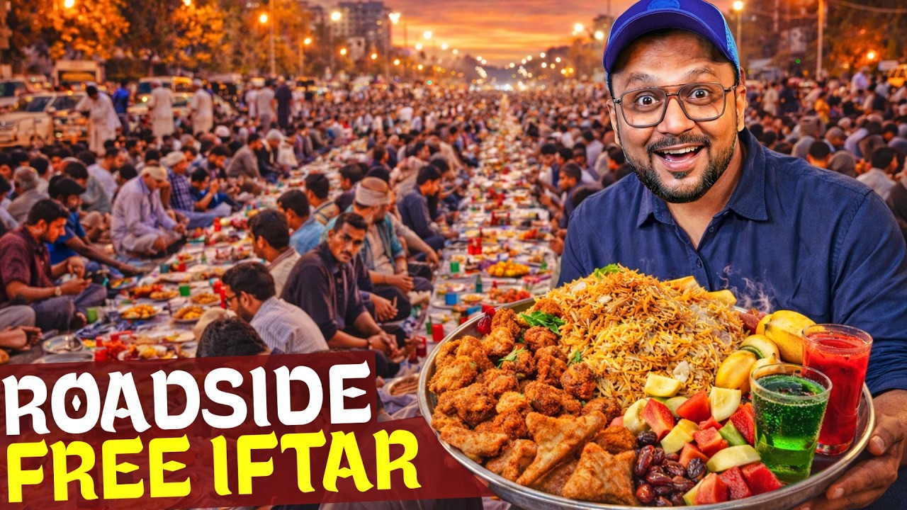 Karachi Feeds Thousands | Massive Free Iftar Scene