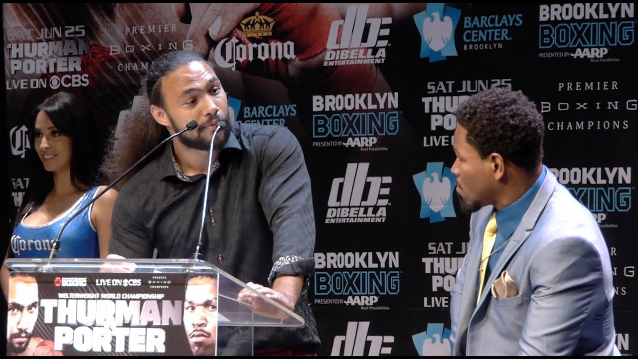 Keith Thurman VS Shawn Porter NYC Press Conference - April 26, 2016