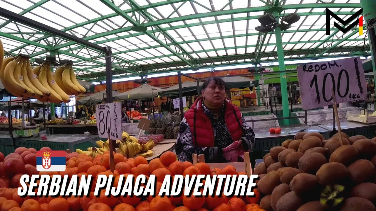 Checking out a Pijaca market in Belgrade 🇷🇸