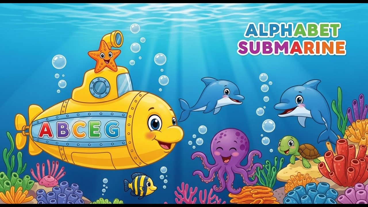 Underwater Alphabet Submarine | Animagic Studio