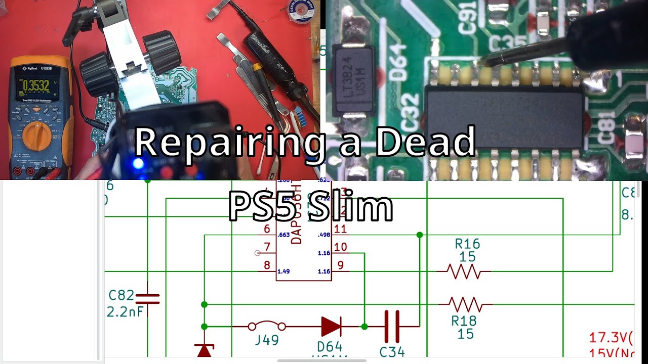 #196 Ремонт PS5 Slim No Power