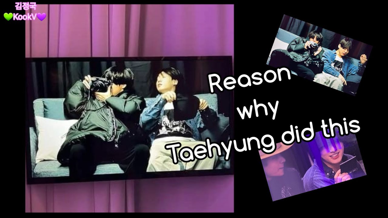 Secret and Fact behind this glued Taekook photos. why Taehyung did this | Taekook FACT Time