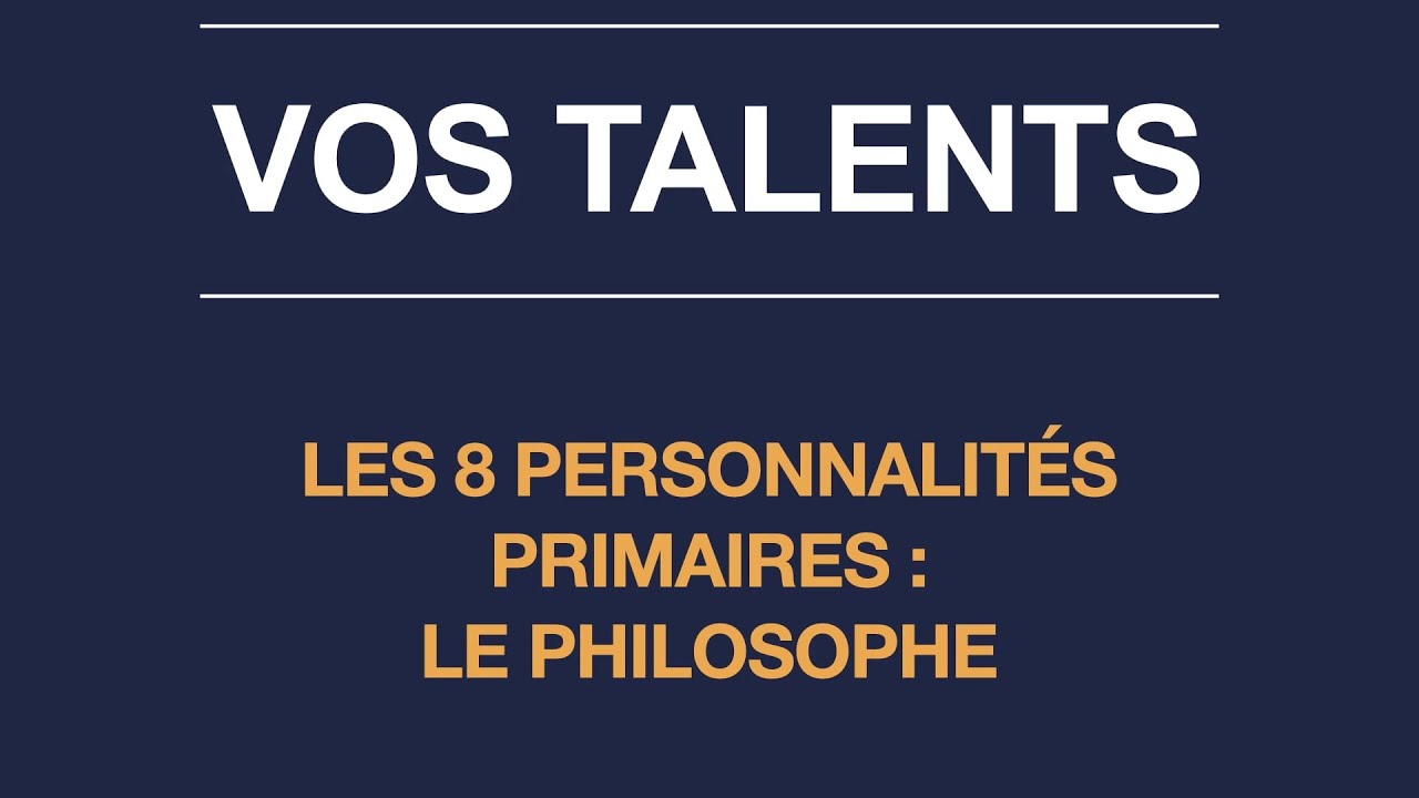 Présentation des 8 structures de personnalité