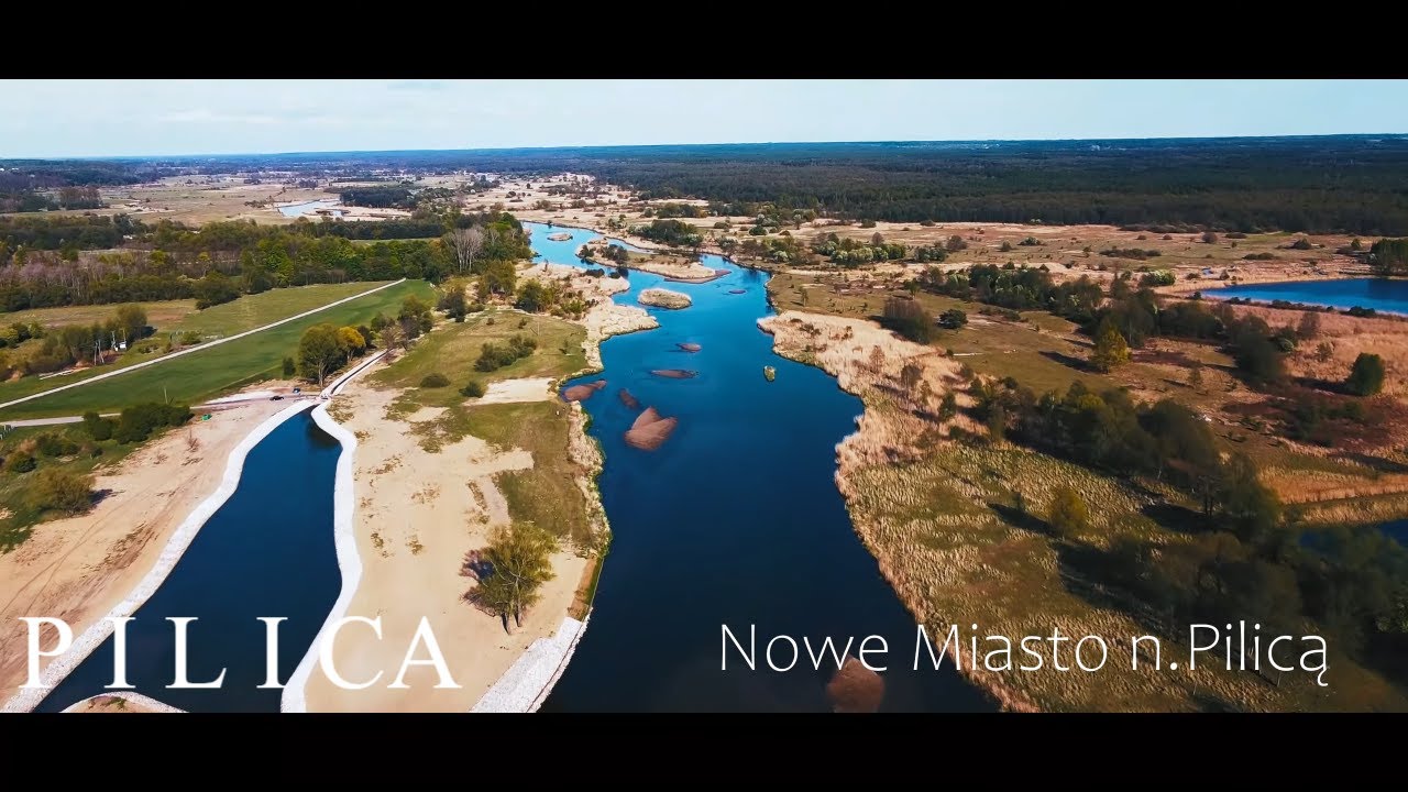 rzeka Pilica dronem 2.7k