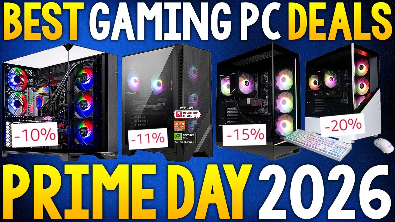 ЛУЧШИЕ ПРЕДЛОЖЕНИЯ НА ГОТОВЫЕ ИГРОВЫЕ ПК В AMAZON PRIME DAY 2026!