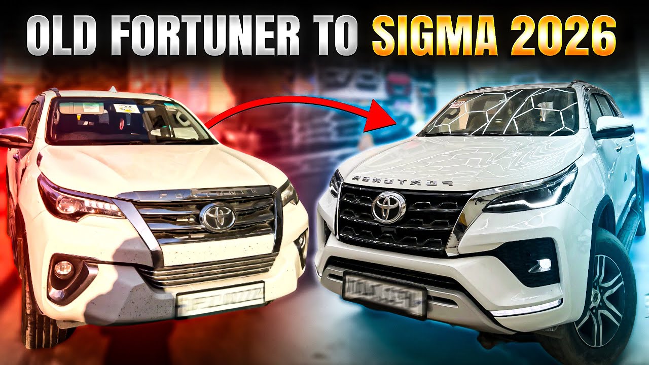 Old Fortuner to sigma 2026 conversion ✅ Old fortuner to sigma with price | Fortuner sigma body kit ✅