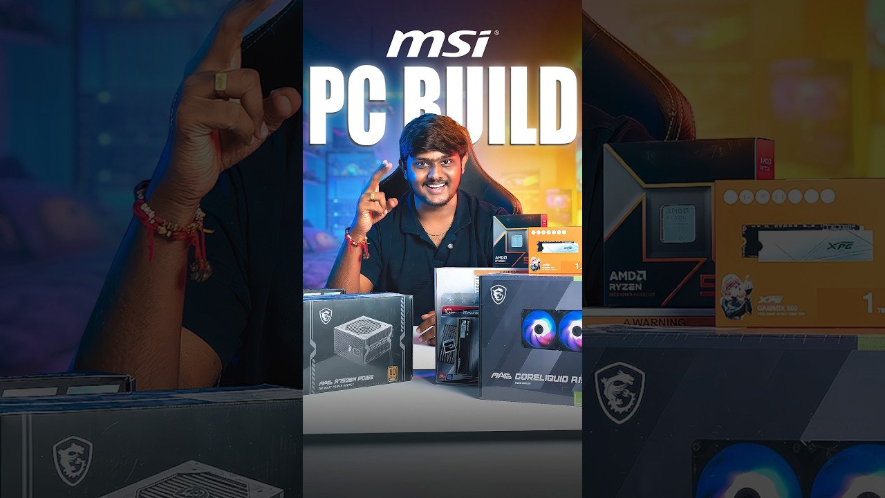 ₹1.1 Lakh Gaming PC Build | Ryzen 5 9600X + RTX 5060 | MSI Full Setup 2025