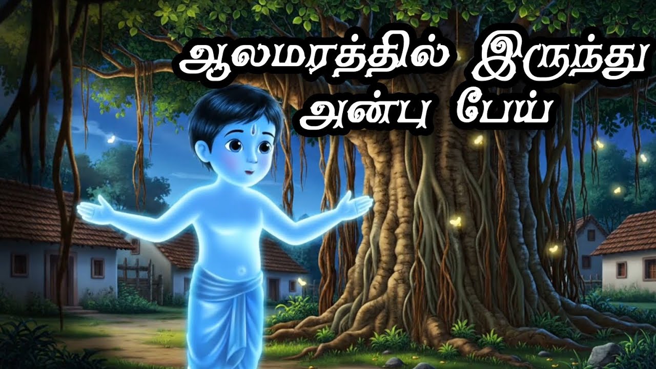 👻💚 பயமில்லா பேய் கதை | ஆலமர கதை | Tamil Kids Moral Story