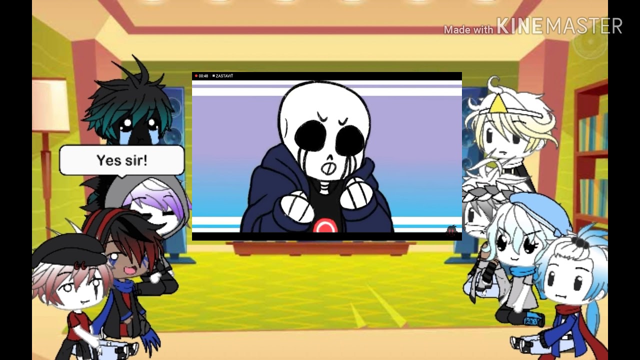 Sans AUs reacts to au memes //part2//