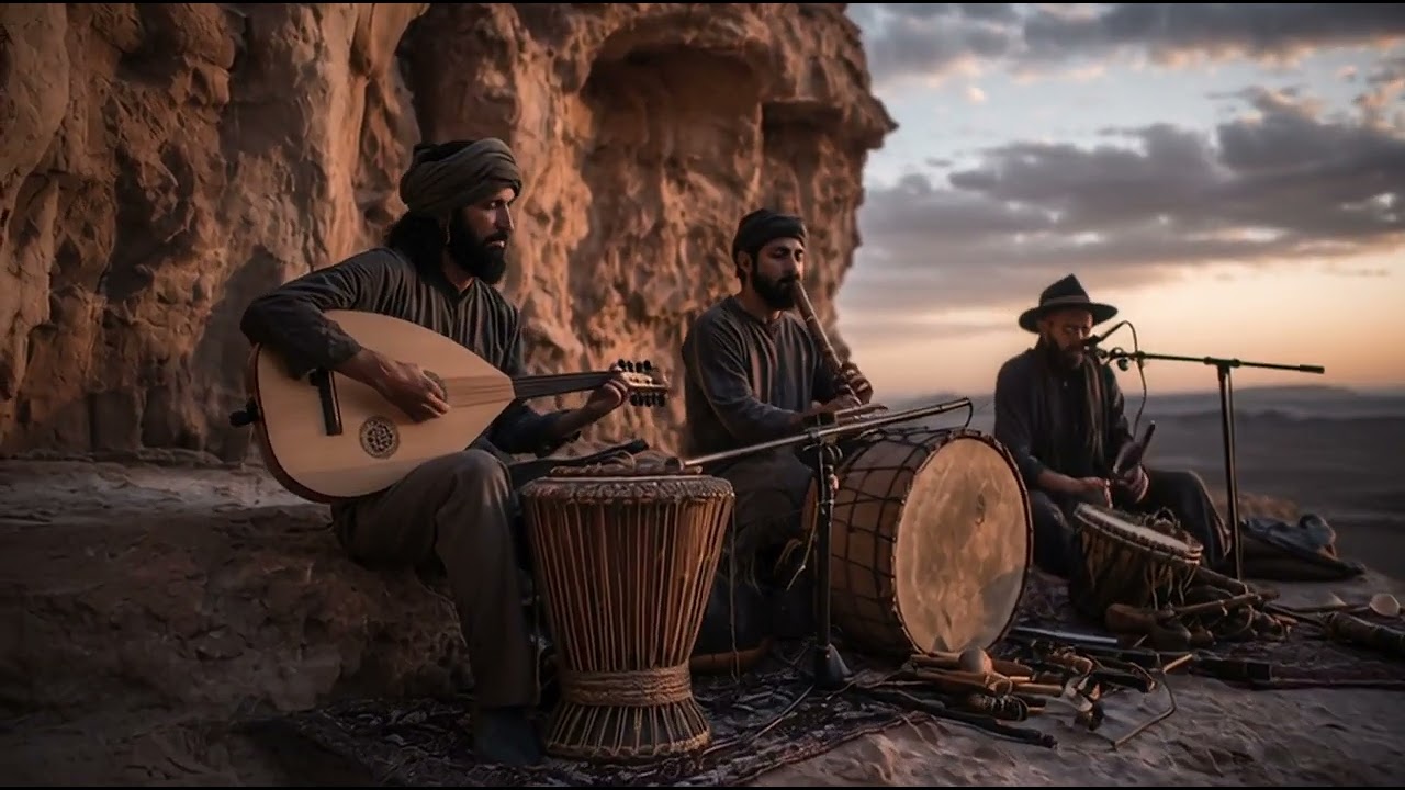 acoustic arabic persian rhythmic music