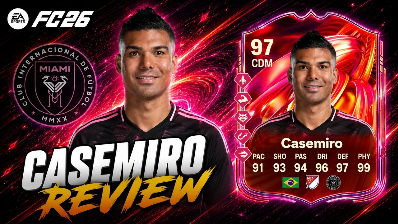 &iexcl;ES BRUTAL CON ESTOS PLAYSTYLES! Casemiro 97 FUTTIES REVIEW EA FC 26