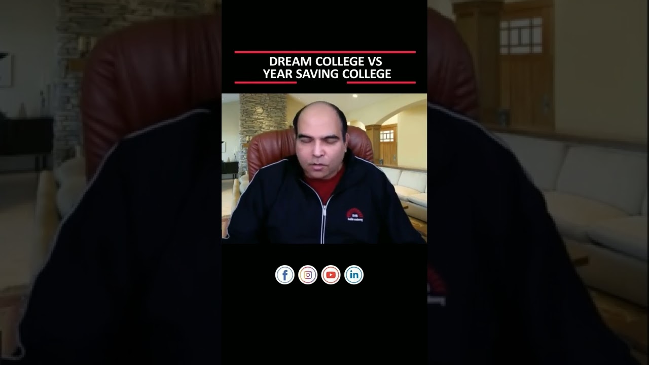 Dream College Vs Year Saving College | Arun Sharma