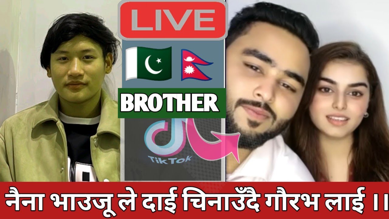 Gaurav Rai Meet Naina's Brother On TikTok Live ! gaurav rai and naina sohail live