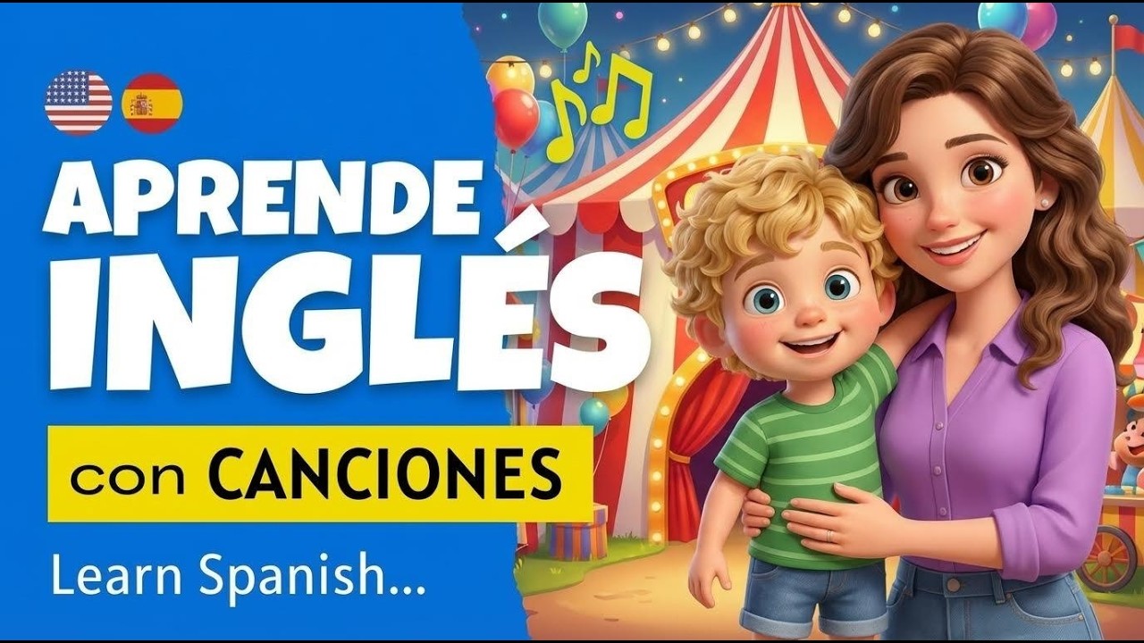 Aprende Inglés- Español de Forma Fácil. Diviértete y  Canta Canciones Doblemente Subtituladas  🎵🎤