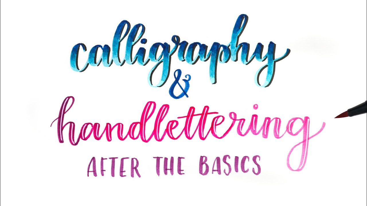 How To: Calligraphy & Handlettering! | Blending Colors, Stylizing & More!
