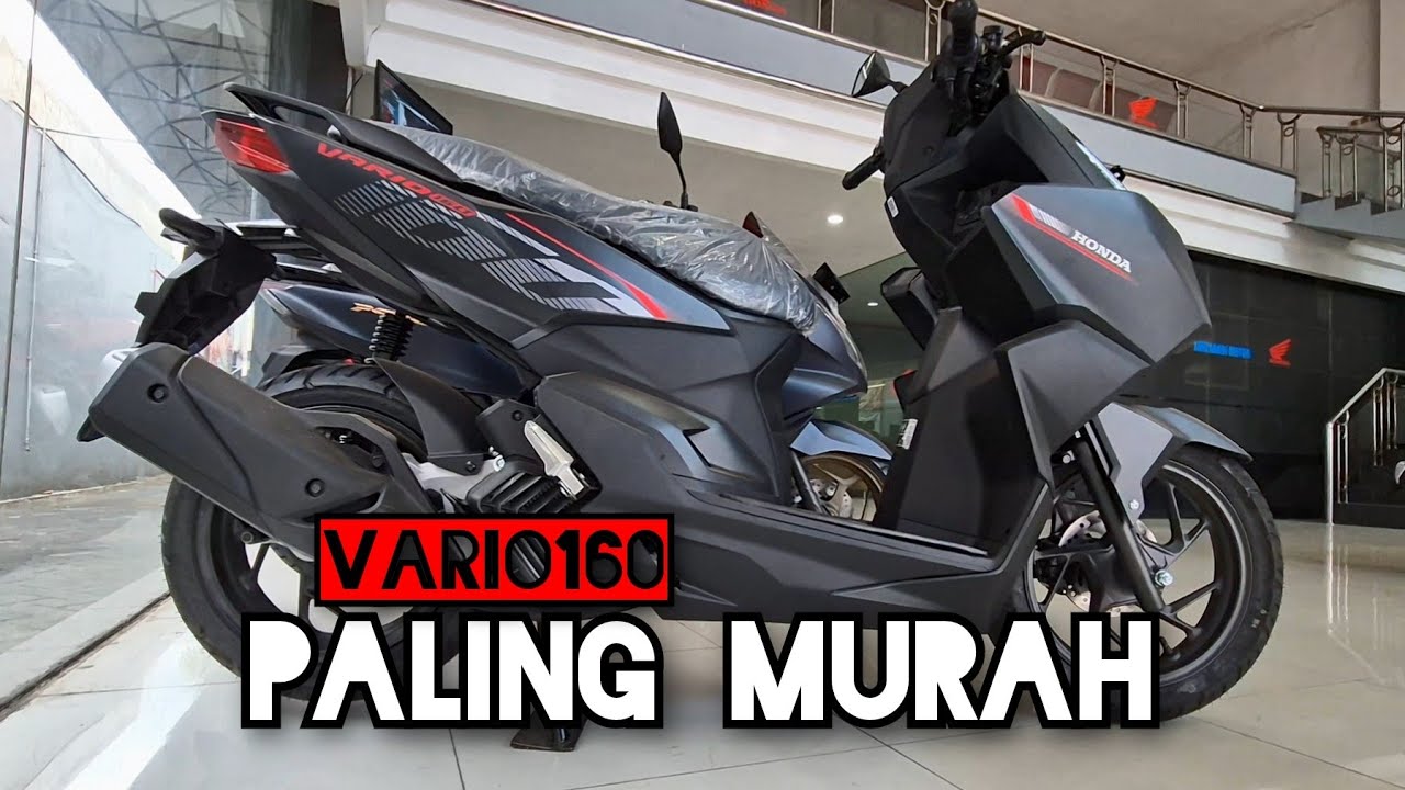 SANGAR Tapi SPORTY ❗️HONDA VARIO 160 CBs Matte BLACK 2024