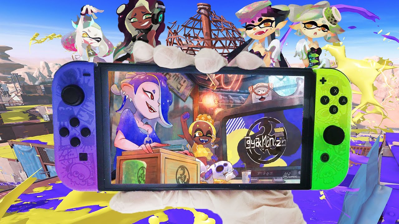 NINTENDO SWITCH OLED – SPLATOON 3 EDITION / РАСПАКОВКА.
