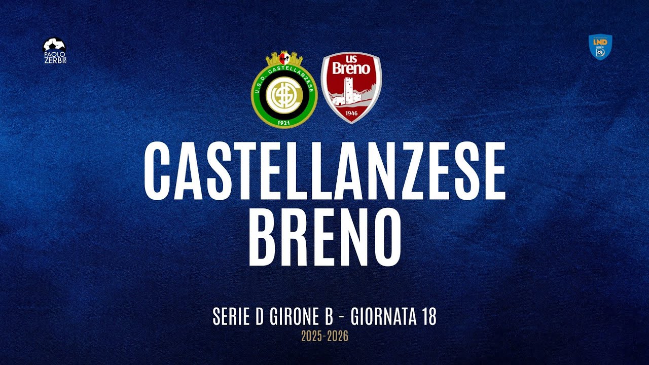 [HIGHLIGHTS] Serie D Girone B 25/26 | Giornata 18 | Castellanzese - Breno