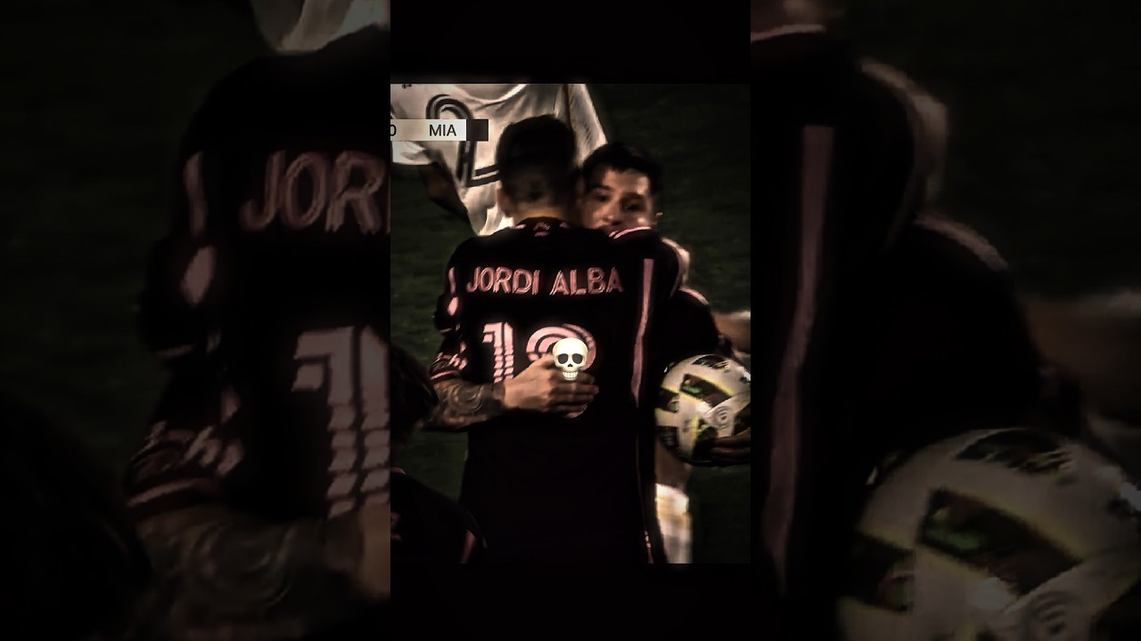 L. Messi X J. Alba || Inter Miami || Football Highlights || #shorts #football #messi