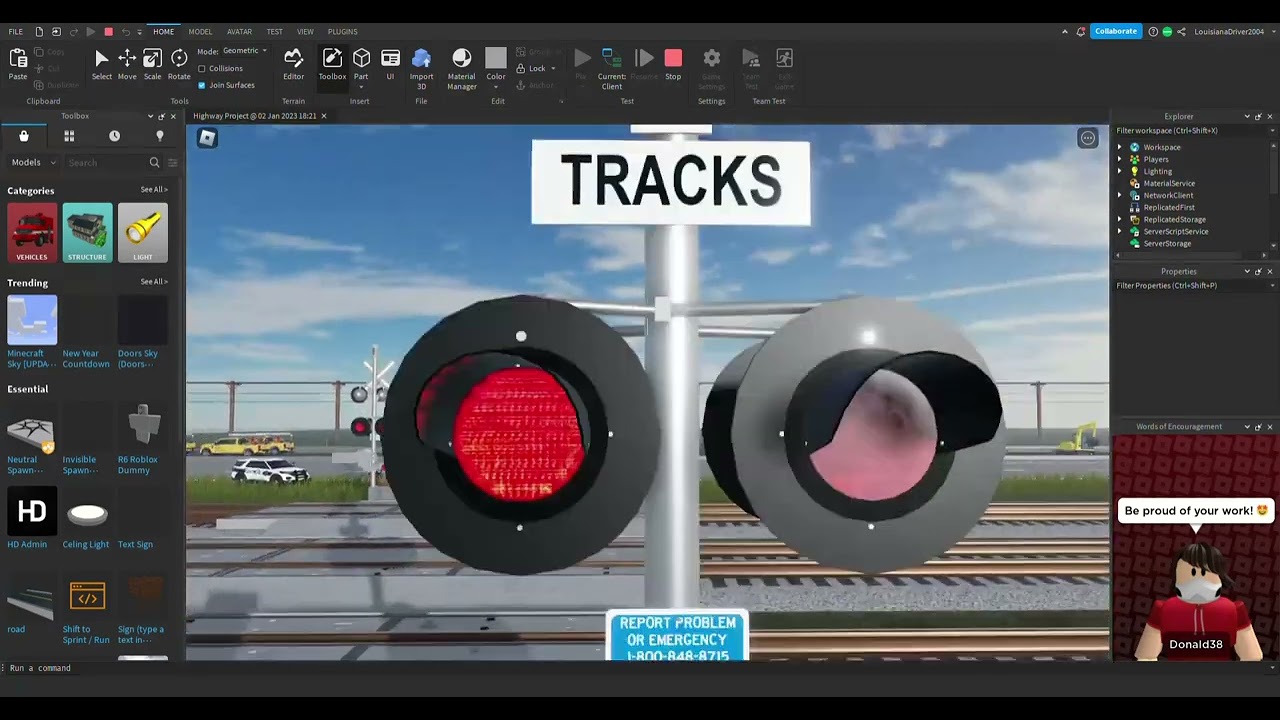 Roblox Railroad Crossing #5
