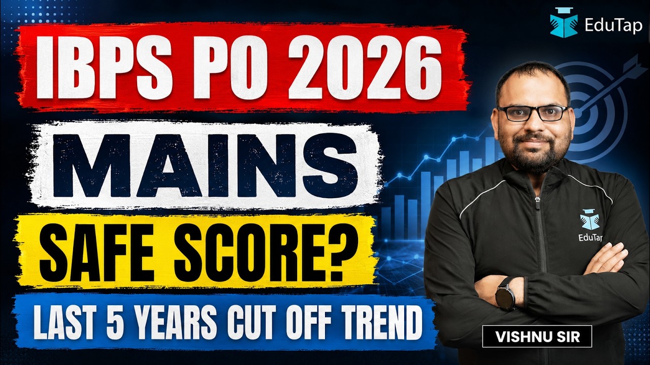 IBPS PO Mains 2026 Safe Score | Overall + Section-Wise Target Based on 5-Year Cut-Offs