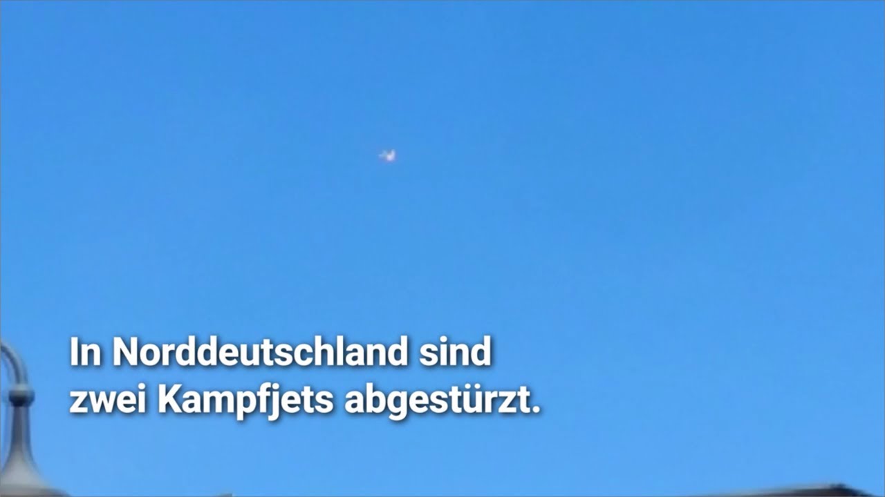 Deutschland: Zusammenstoss Zweier Kampfjets der Bundeswehr Abgest&uuml;rzt