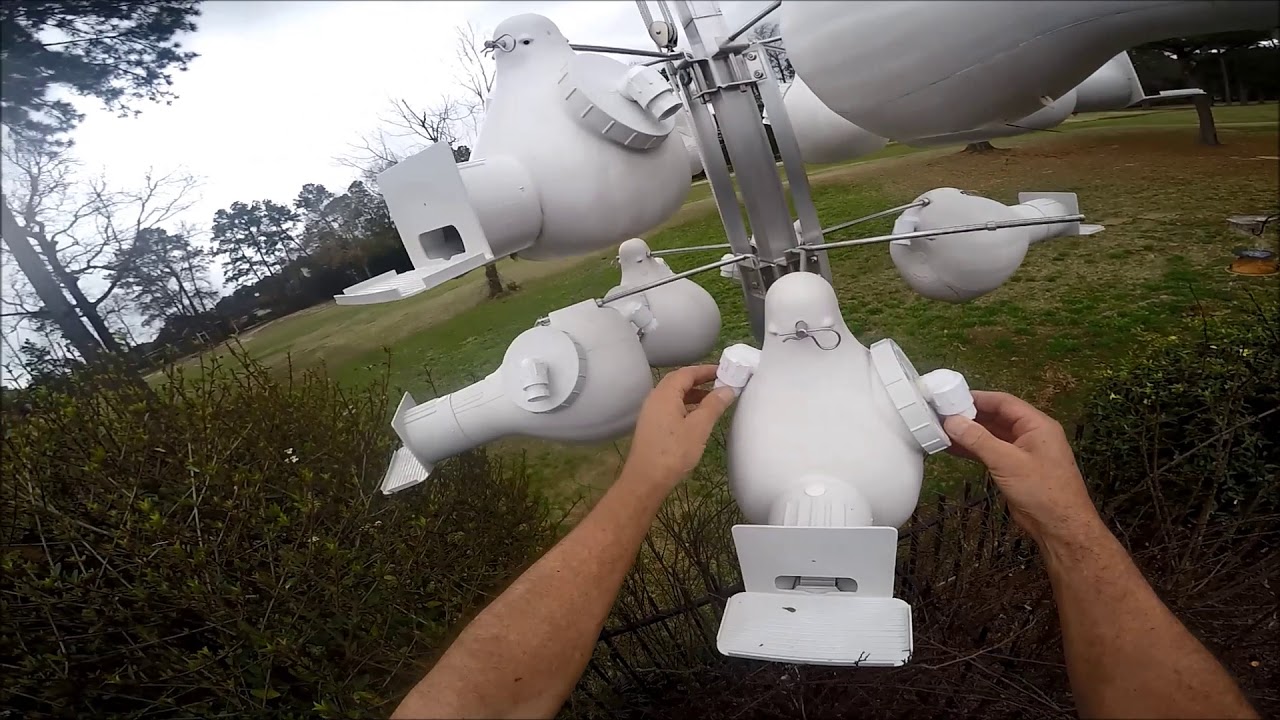 Purple Martin Colony Troyer Gourd System Complete Assembly 2018