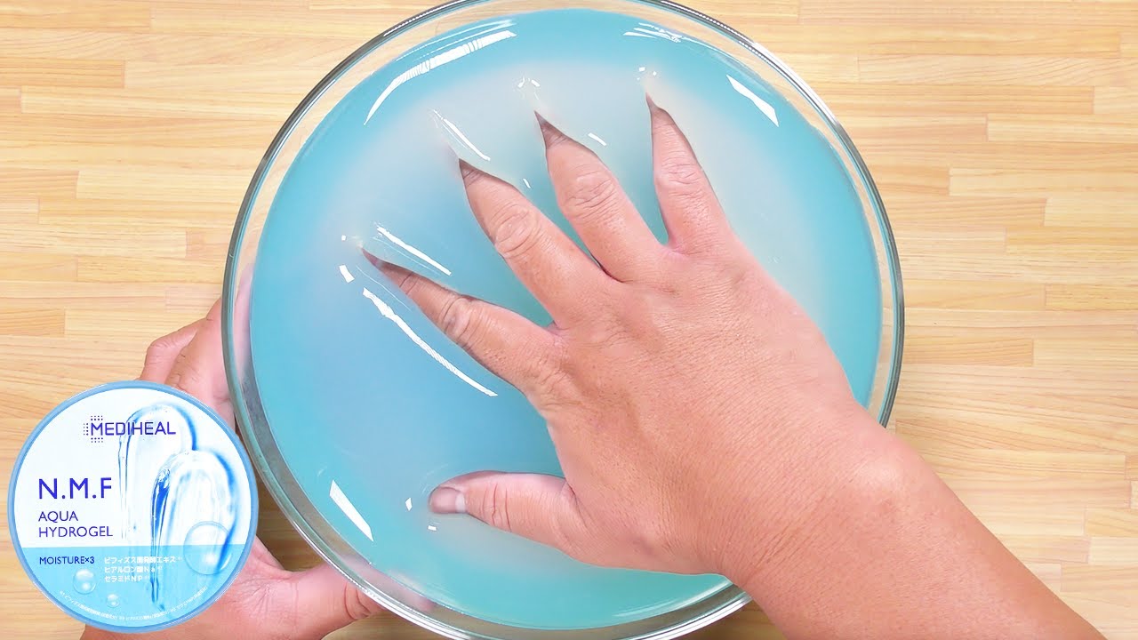 【DIY】ハイドロジェルを使って巨大たぷたぷスライム作ってみた【slime ASMR】
