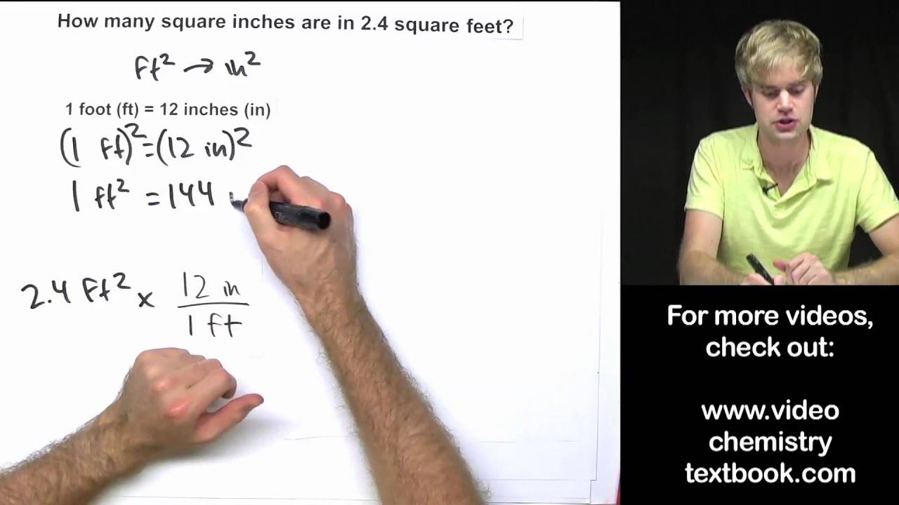 Unit Conversions with Area and Volume