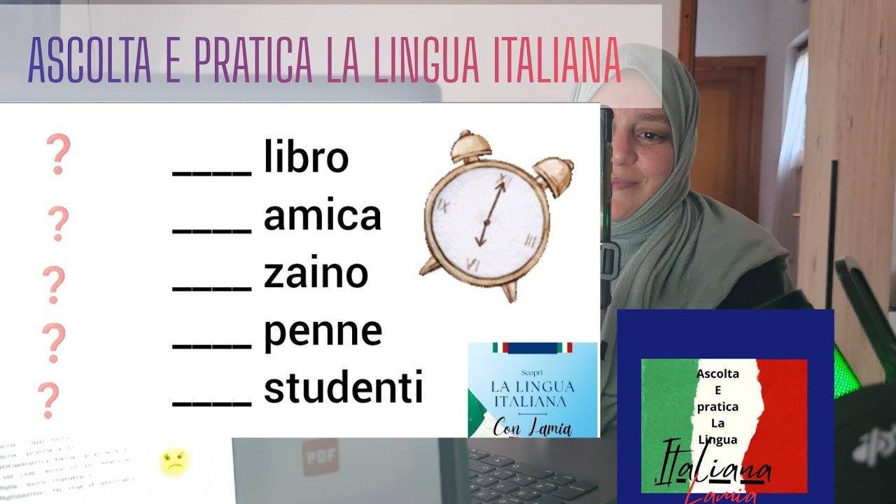 Gli articoli Determinativi esercizio 
