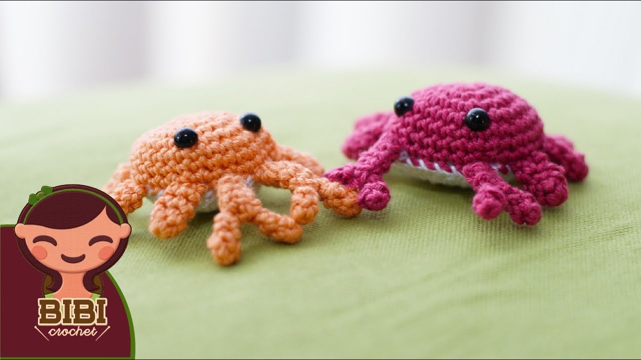 Amigurumi | Como hacer un Cangrejo en Crochet | Bibi Crochet