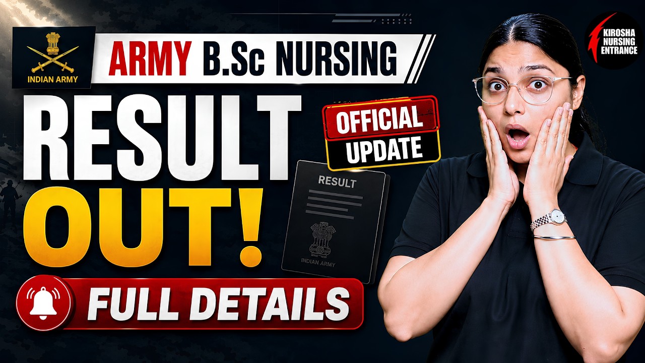 Army B.Sc Nursing Result 2026 | Official Result Out, Merit List, Cut Off, Counselling & Next Process