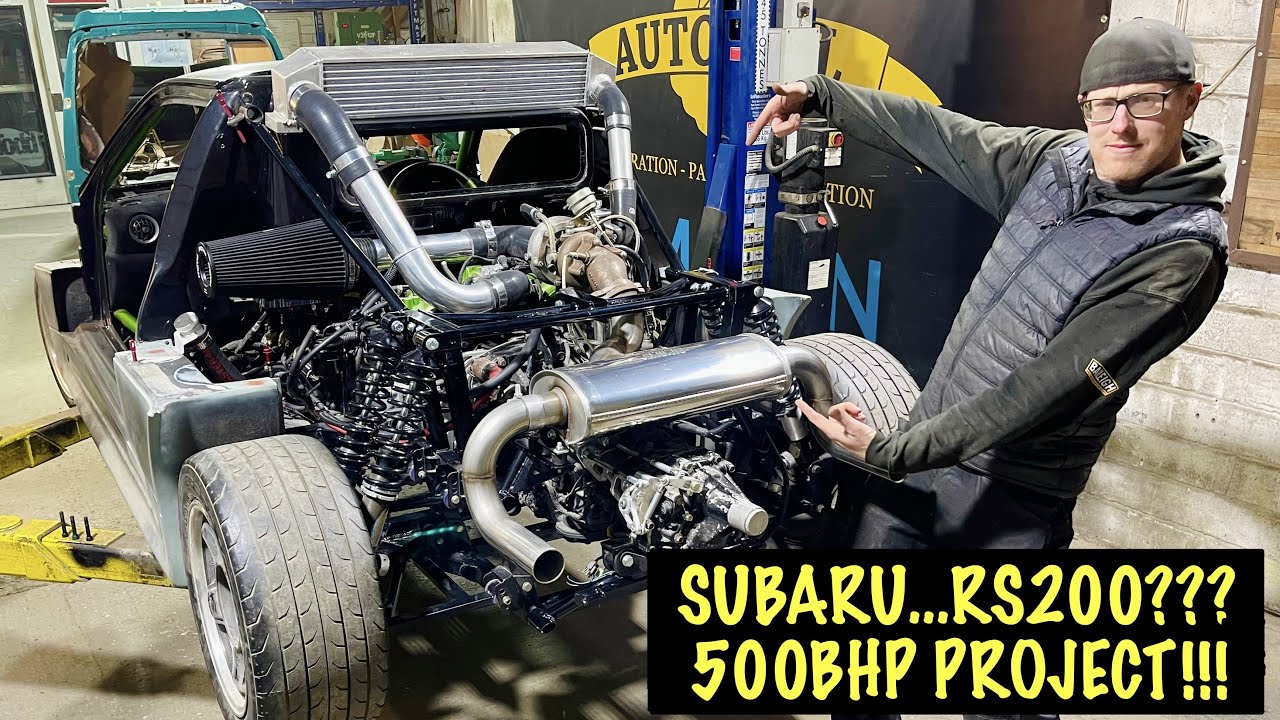 CRAZY 500BHP SUBARU POWERED RS200!!!