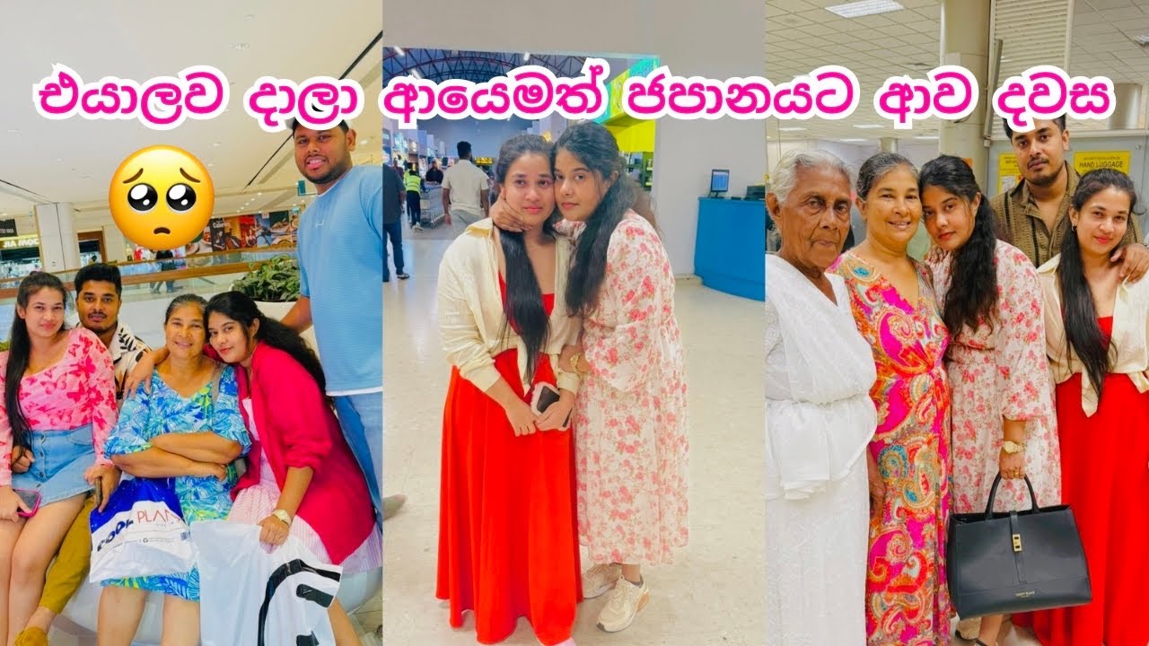 ලංකාවේ ගෙදර දවසක් 🥺 | එයාලව දාලා ආවා ❤️‍🩹 | Life In Japan