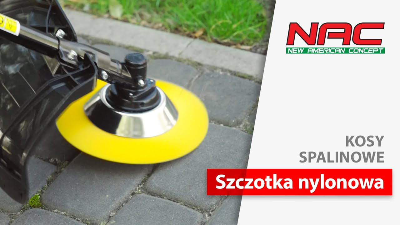 Szczotka nylonowa NAC do kosy - skuteczne i bezpieczne czyszczenie kostki