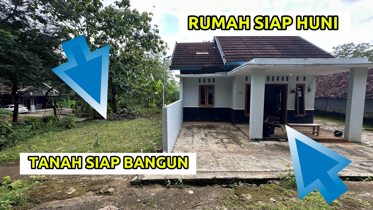 TERJUAL❌Dijual rumah siap huni bonus tanah pekarangan kosong siap bangun