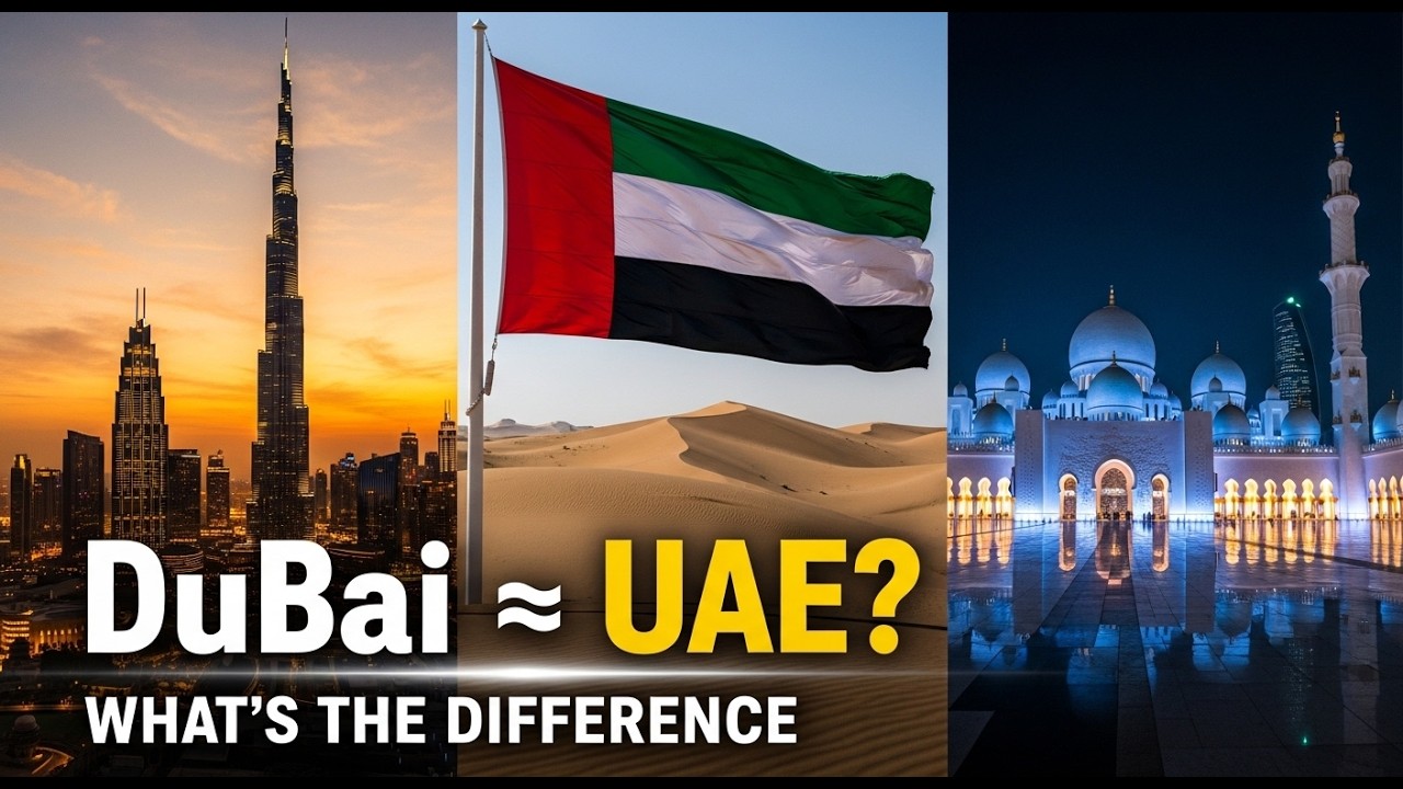 Dubai vs Abu Dhabi vs UAE: What’s the Real Difference? (Explained Simply)