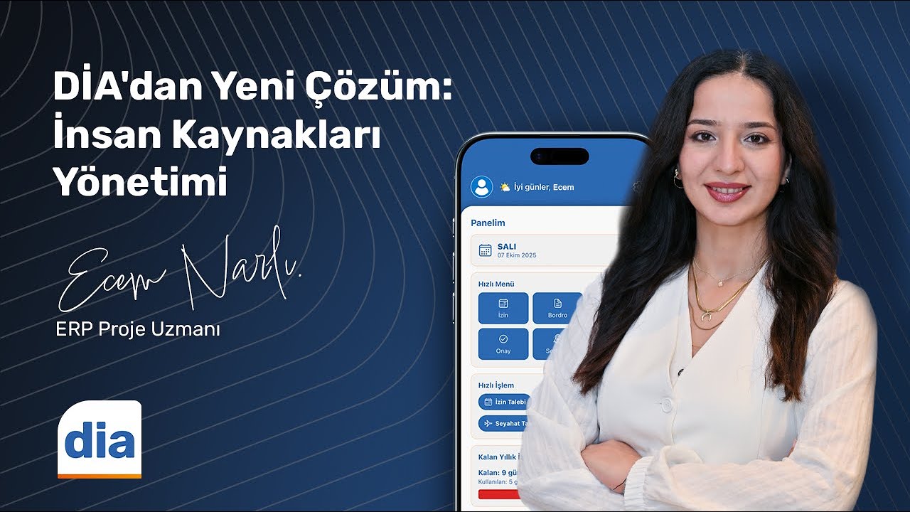 DİA HR Lansmanı: İnsan Kaynakları Yönetimi DİA Bulut ERP'de #buluterp #insankaynakları