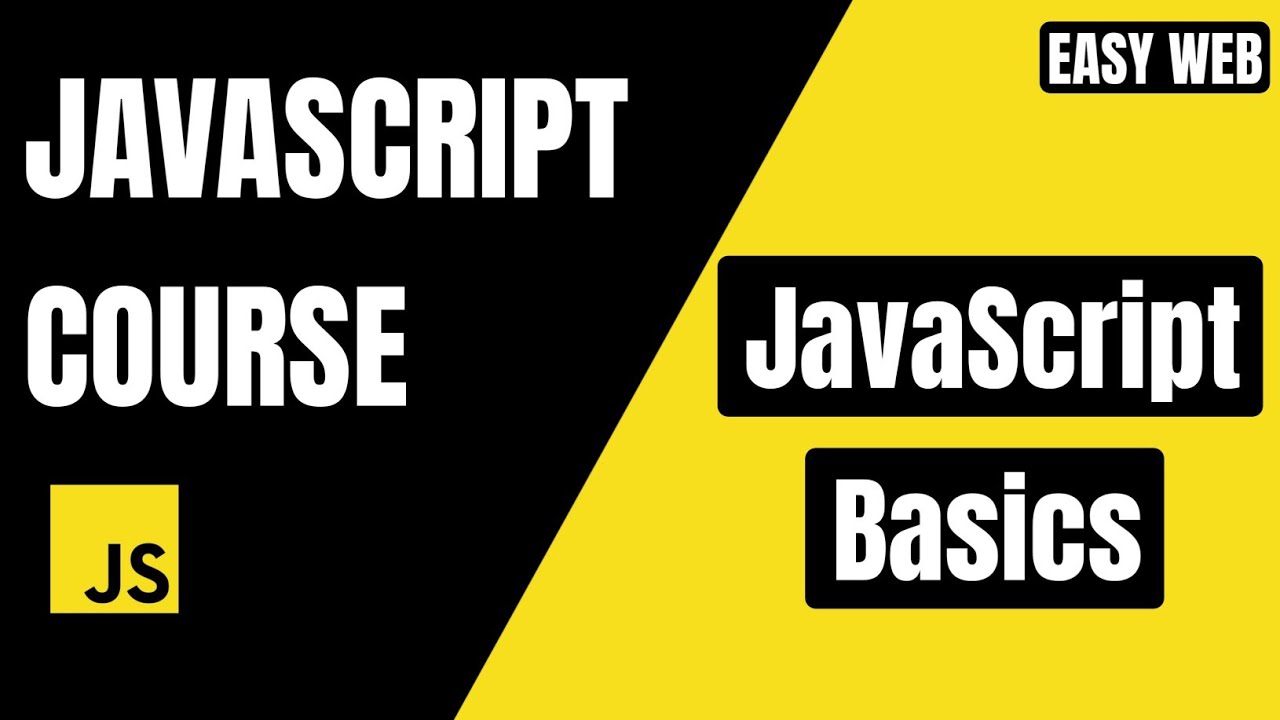 JavaScript ALL BASICS in One Video 🔥 | Complete Beginner Guide #EasyWebSeries