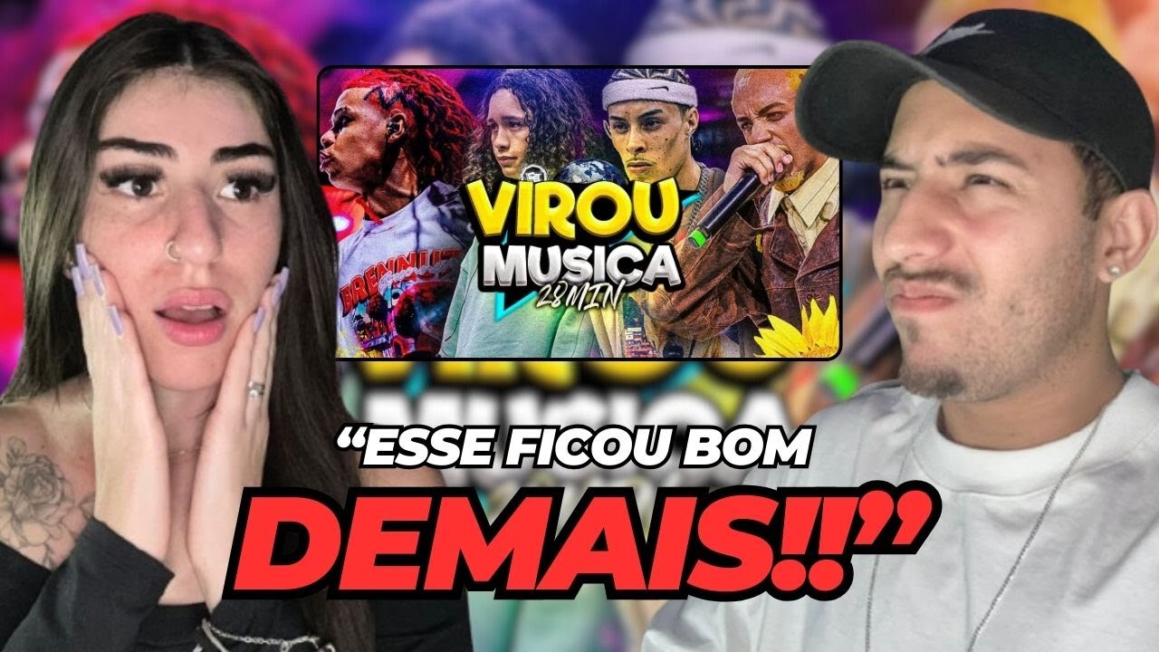 28 MINUTOS de ROUND de BATALHA VIRANDO MÚSICA! | ESPECIAL de 100K ⚡️| REACT