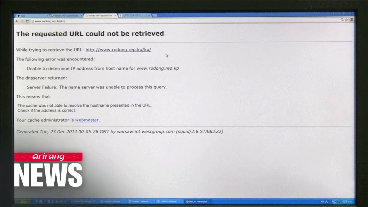 N. Korea's internet hit by DDos attack, causing web server outages for a second day