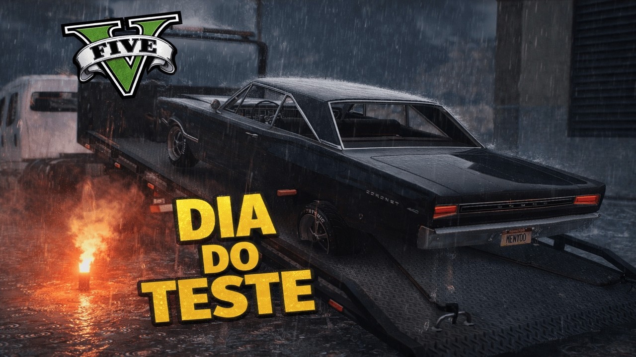 DIA DO TESTE NO GTA 5! Será que esse MONSTRO aguenta? 🌧️🔥